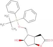 (3aR,4S,5R,6aS)-4-(tert-Butyldiphenylsilyloxy)methyl-5-hydroxy-hexahydro-2H-cyclopenta[b]furan-2-o…