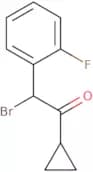 2-Bromo-2-(2-fluorophenyl)-1-cyclopropylethanone