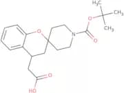 2-(1'-(tert-Butoxycarbonyl)spiro[chroman-2,4'-piperidine]-4-yl)acetic acid
