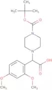 2-(4-Boc-piperazinyl)-2-(2,4-dimethoxylphenyl)acetic acid