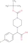 2-(4-Boc-piperazino)-2-(4-fluorophenyl)acetic acid