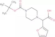 2-(4-Boc-piperazinyl)-2-(2-furanyl)acetic acid