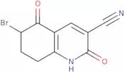 6-Bromo-2,5-dioxo-1,2,5,6,7,8-hexahydroquinoline-3-carbonitrile