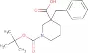 1-(tert-Butyloxycarbonyl)-3-benzylpiperidine-3-carboxylic acid