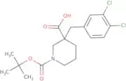 1-[(tert-Butyl)oxycarbonyl]-3-(3,4-dichlorobenzyl)piperidine-3-carboxylic acid