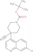 Tert-Butyl 4-(7-Chloroquinolin-4-Yl)-4-Cyanopiperidine-1-Carboxylate