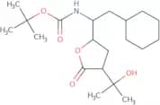 tert-Butyl 2-cyclohexyl-1-[4-(1-hydroxy-1-methylethyl)-5-oxotetrahydrofuran-2-yl]ethylcarbamate