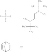 (S,S)-1,2-Bis[(tert-butyl)methylphosphino]ethane[eta-(2,5-norbornadiene)]rhodium(I) Tetrafluorobor…