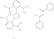 [1,3-Bis(2,6-diisopropylphenyl)imidazol-2-ylidene](1,3-diphenyl-1,3-propanedionato)copper(I)