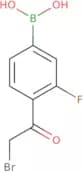 B-[4-(2-Bromoacetyl)-3-fluorophenyl]boronic acid