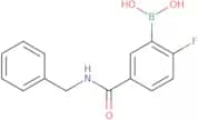 [5-(Benzylcarbamoyl)-2-fluorophenyl]boronic acid