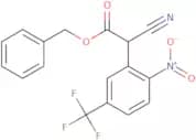 Benzyl cyano[2-nitro-5-(trifluoromethyl)phenyl]acetate