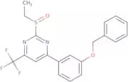 (4-(3-Benzyloxyphenyl)-2-ethylsulfinyl-6-(trifluoromethyl)pyrimidine