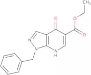 1-Benzyl-4-hydroxy-1H-pyrazolo[3,4-b]pyridine-5-carboxylic acid ethyl ester