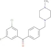 (3-Chloro-5-fluorophenyl){4-[(4-methyl-1-piperazinyl)methyl]phenyl}methanone