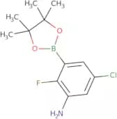 5-Chloro-2-fluoro-3-(4,4,5,5-tetramethyl-1,3,2-dioxaborolan-2-yl)benzenamine