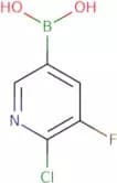 (6-Chloro-5-fluoropyridin-3-yl)boronic acid