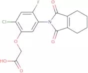 [2-Chloro-5-(1,3-dioxo-1,3,4,5,6,7-hexahydro-2H-isoindol-2-yl)-4-fluorophenoxy]acetic acid