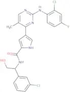 4-[2-[(2-Chloro-4-fluorophenyl)amino]-5-methyl-4-pyrimidinyl]-N-[(1S)-1-(3-chlorophenyl)-2-hydroxy…
