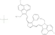 6-Chloro-2-[2-(3-[(6-chloro-1-ethylbenz[c,d,]indole-2[1H]-ylidene)ethylidene]-2-phenyl-1-cyclopent…