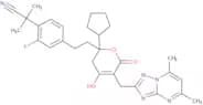 2-[4-(2-{(2R)-2-Cyclopentyl-5-[(5,7-dimethyl[1,2,4]triazolo[1,5-a]pyrimidin-2-yl)methyl]-4-hydroxy…