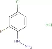 (4-chloro-2-fluorophenyl)hydrazine;hydrochloride