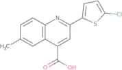 2-(5-Chlorothien-2-yl)-6-methylquinoline-4-carboxylic acid