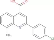 2-(4-Chlorophenyl)-8-methylquinoline-4-carboxylic acid