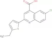 6-Chloro-2-(5-ethylthien-2-yl)quinoline-4-carboxylic acid