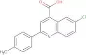 6-Chloro-2-(4-methylphenyl)quinoline-4-carboxylic acid