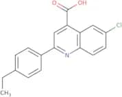 6-Chloro-2-(4-ethylphenyl)quinoline-4-carboxylic acid
