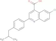 6-Chloro-2-(4-isobutylphenyl)quinoline-4-carboxylic acid
