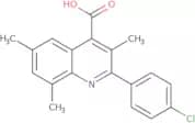 2-(4-Chlorophenyl)-3,6,8-trimethylquinoline-4-carboxylic acid