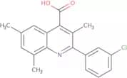 2-(3-Chlorophenyl)-3,6,8-trimethylquinoline-4-carboxylic acid