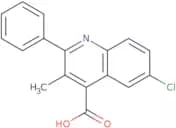 6-Chloro-3-methyl-2-phenylquinoline-4-carboxylic acid