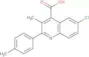 6-Chloro-3-methyl-2-(4-methylphenyl)quinoline-4-carboxylic acid