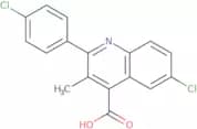 6-Chloro-2-(4-chlorophenyl)-3-methylquinoline-4-carboxylic acid