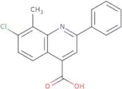 7-Chloro-8-methyl-2-phenylquinoline-4-carboxylic acid