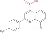 8-Chloro-2-(4-methylphenyl)quinoline-4-carboxylic acid