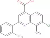 7-Chloro-8-methyl-2-(2-methylphenyl)quinoline-4-carboxylic acid