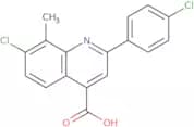 7-Chloro-2-(4-chlorophenyl)-8-methylquinoline-4-carboxylic acid