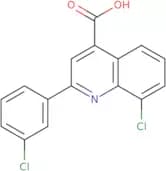 8-Chloro-2-(3-chlorophenyl)quinoline-4-carboxylic acid