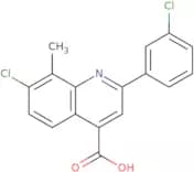 7-Chloro-2-(3-chlorophenyl)-8-methylquinoline-4-carboxylic acid