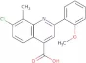 7-Chloro-2-(2-methoxyphenyl)-8-methylquinoline-4-carboxylic acid