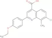 7-Chloro-2-(4-ethoxyphenyl)-8-methylquinoline-4-carboxylic acid