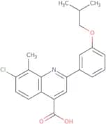 7-Chloro-2-(3-isobutoxyphenyl)-8-methylquinoline-4-carboxylic acid