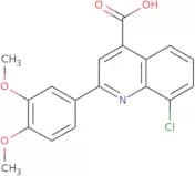 8-Chloro-2-(3,4-dimethoxyphenyl)quinoline-4-carboxylic acid