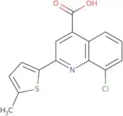 8-Chloro-2-(5-methylthien-2-yl)quinoline-4-carboxylic acid