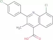 8-Chloro-2-(4-chlorophenyl)-3-methylquinoline-4-carboxylic acid
