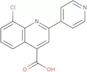 8-Chloro-2-pyridin-4-ylquinoline-4-carboxylic acid